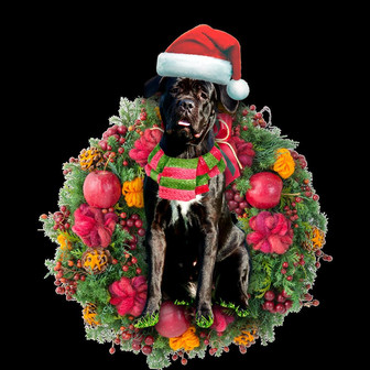 Ornament- Cane Corso Christmas Ornament, Happy Christmas Ornament, Car Ornament - Thegiftio UK