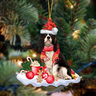 Ornament- Cavalier King Charles Spaniel 3-Better Christmas Hanging Ornament, Christmas Ornament, Car Ornament - Thegiftio UK