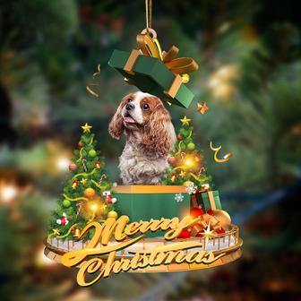Ornament- Cavalier King Spaniel-Christmas Gifts&dogs Hanging Ornament, Happy Christmas Ornament, Car Ornament - Thegiftio UK