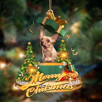 Ornament- Chihuahua2-Christmas Gifts&dogs Hanging Ornament, Happy Christmas Ornament, Car Ornament - Thegiftio UK