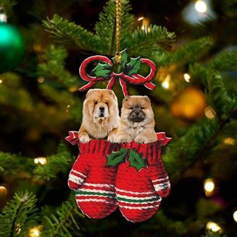 Ornament- Chow Chow Inside Your Gloves Christmas Holiday-Two Sided Ornament, Christmas Ornament, Car Ornament - Thegiftio UK