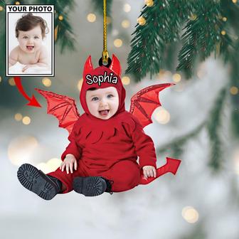 Ornament - Custom Baby Dragon Cute Photo With Name for Christmas Ornament  - Thegiftio UK
