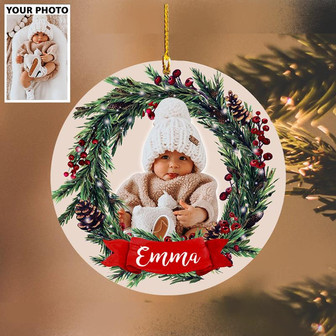 Ornament - Custom Photo Baby Ornament, Christmas Ornament - Thegiftio UK