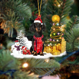 Ornament- dachshund Christmas Ornament Dog Ornament, Car Ornament, Christmas Ornament - Thegiftio UK