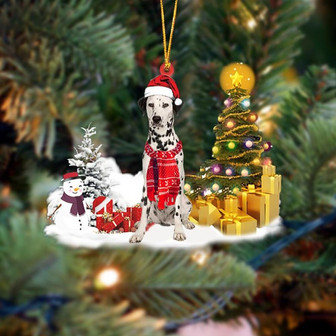 Ornament- Dalmatian Christmas Ornament Dog Ornament, Car Ornament, Christmas Ornament - Thegiftio UK