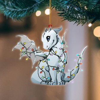 Ornament- Dragon Christmas Light Hanging Ornament Dog Ornament, Car Ornament, Christmas Ornament - Thegiftio