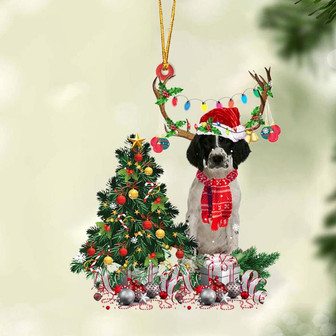 Ornament- English Springer Spaniel 2-Christmas Tree Gift Hanging Ornament, Christmas Ornament, Car Ornament - Thegiftio UK