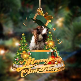 Ornament- English Springer Spaniel-Christmas Gifts&dogs Hanging Ornament, Christmas Ornament, Car Ornament - Thegiftio UK