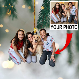 Ornament - Friends and Dogs Cute Custom photo Ornament - Thegiftio UK