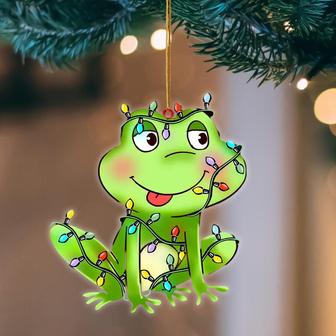 Ornament- Frog Christmas Light Hanging Ornament Dog Ornament, Car Ornament, Christmas Ornament - Thegiftio UK