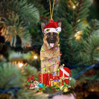 Ornament- German Shepherd 2-Dog Be Christmas Tree Hanging Ornament, Happy Christmas Ornament, Car Ornament - Thegiftio UK