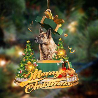 Ornament- German Shepherd-Christmas Gifts&dogs Hanging Ornament, Happy Christmas Ornament, Car Ornament - Thegiftio UK