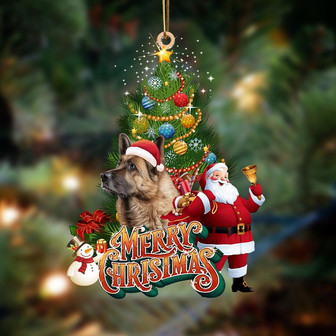 Ornament- German Shepherd-Christmas Tree&Dog Hanging Ornament, Happy Christmas Ornament, Car Ornament - Thegiftio UK