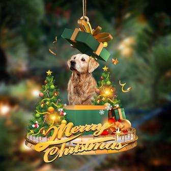 Ornament- Golden Retriever-Christmas Gifts&dogs Hanging Ornament, Happy Christmas Ornament, Car Ornament - Thegiftio UK