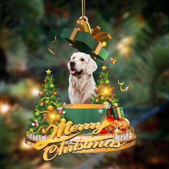 Ornament- Golden Retriever Mars-Christmas Gifts&dogs Hanging Ornament, Happy Christmas Ornament, Car Ornament - Thegiftio UK
