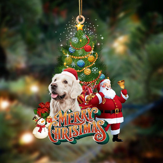 Ornament- Golden Retriever Mars-Christmas Tree&Dog Hanging Ornament, Happy Christmas Ornament, Car Ornament - Thegiftio UK