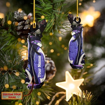 Ornament - Golf - Custom Shaped Flat Ornament - Ornaments Gift, Custom Gofl Ornament, Christmas Decor - Thegiftio UK