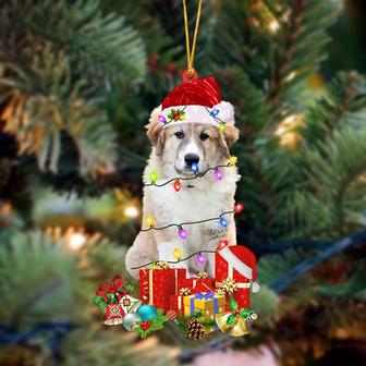 Ornament- Great Pyrenees 1-Dog Be Christmas Tree Hanging Ornament, Happy Christmas Ornament, Car Ornament - Thegiftio UK