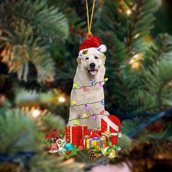 Ornament- Great Pyrenees 2-Dog Be Christmas Tree Hanging Ornament, Happy Christmas Ornament, Car Ornament - Thegiftio UK