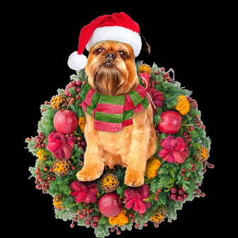 Ornament- Griffon Christmas Ornament, Happy Christmas Ornament, Car Ornament - Thegiftio UK
