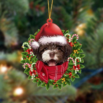 Ornament- Havanese 2-Xmas Bandana Hanging Ornament, Happy Christmas Ornament, Car Ornament - Thegiftio UK