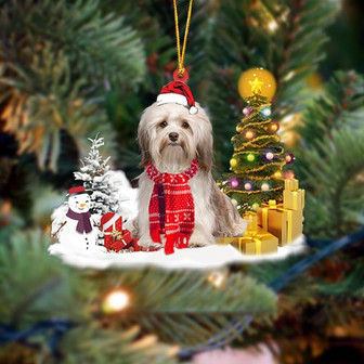 Ornament- Havanese Christmas Ornament Dog Ornament, Car Ornament, Christmas Ornament - Thegiftio UK