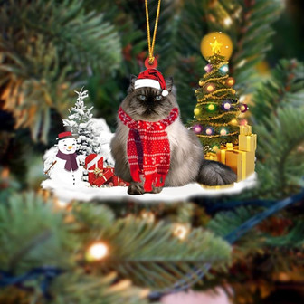 Ornament- Himalayan Cat Christmas Ornament Dog Ornament, Car Ornament, Christmas Ornament - Thegiftio UK