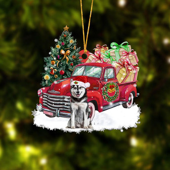 Ornament- Husky Christmas Hanging Ornament Dog Ornament, Car Ornament, Christmas Ornament - Thegiftio UK