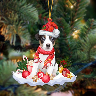 Ornament- Jack Russell Terrier 2-Better Christmas Hanging Ornament, Happy Christmas Ornament, Car Ornament - Thegiftio UK