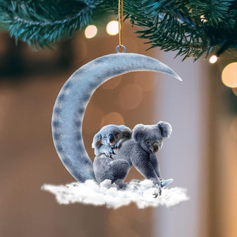 Ornament- Koala Blue Moon Hanging Ornament Dog Ornament, Car Ornament, Christmas Ornament - Thegiftio UK