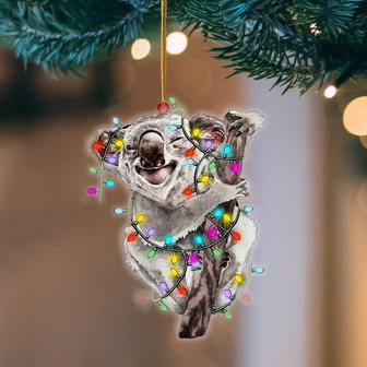 Ornament- Koala Christmas Light Hanging Ornament Dog Ornament, Car Ornament, Christmas Ornament - Thegiftio UK