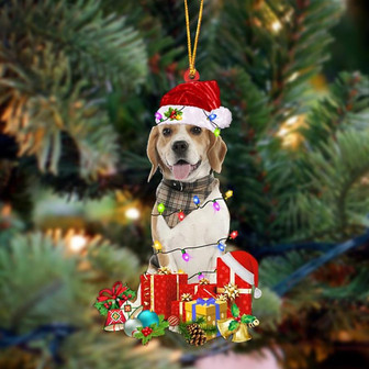 Ornament- LEMON Beagle-Dog Be Christmas Tree Hanging Ornament, Happy Christmas Ornament, Car Ornament - Thegiftio UK
