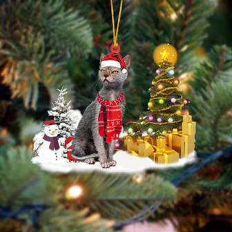 Ornament- Lykoi Cat Christmas Ornament Dog Ornament, Car Ornament, Christmas Ornament - Thegiftio UK