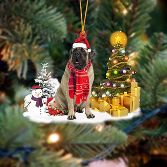 Ornament- Mastiff Christmas Ornament Dog Ornament, Car Ornament, Christmas Ornament - Thegiftio UK