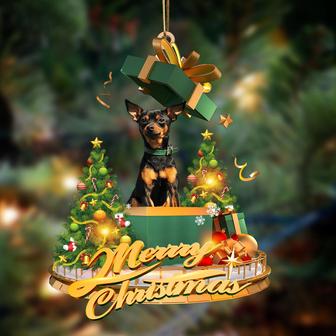 Ornament- Miniature Pinscher-Christmas Gifts&dogs Hanging Ornament, Happy Christmas Ornament, Car Ornament - Thegiftio UK