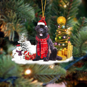 Ornament- Newfoundland Christmas Ornament Dog Ornament, Car Ornament, Christmas Ornament - Thegiftio UK