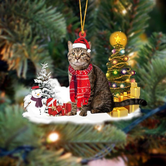 Ornament- Ocicat Cat Christmas Ornament Dog Ornament, Car Ornament, Christmas Ornament - Thegiftio UK