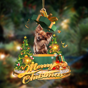 Ornament- Papillon-Christmas Gifts&dogs Hanging Ornament, Happy Christmas Ornament, Car Ornament - Thegiftio UK