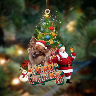Ornament- Papillon-Christmas Tree&Dog Hanging Ornament, Happy Christmas Ornament, Car Ornament - Thegiftio UK