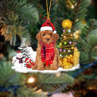 Ornament- Poodle Christmas Ornament Dog Ornament, Car Ornament, Christmas Ornament - Thegiftio UK