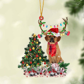 Ornament- Puggle-Christmas Tree Gift Hanging Ornament, Happy Christmas Ornament, Car Ornament - Thegiftio UK