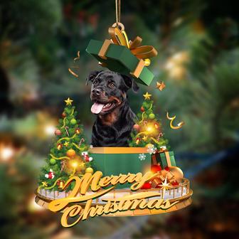 Ornament- Rottweiler-Christmas Gifts&dogs Hanging Ornament, Happy Christmas Ornament, Car Ornament - Thegiftio UK
