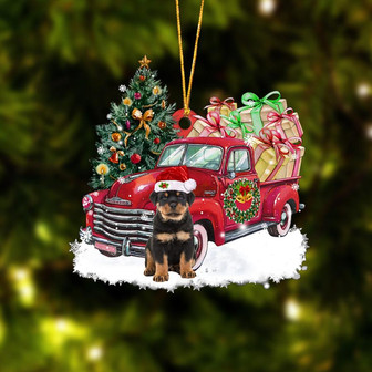 Ornament- Rottweiler Christmas Hanging Ornament Dog Ornament, Car Ornament, Christmas Ornament - Thegiftio UK