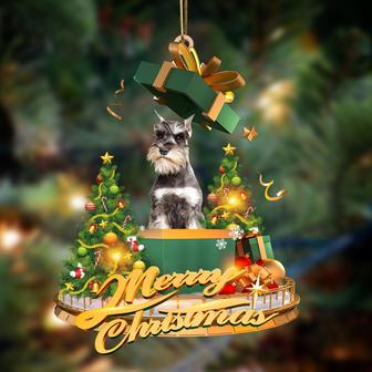Ornament- Schnauzer -Christmas Gifts&dogs Hanging Ornament, Happy Christmas Ornament, Car Ornament - Thegiftio UK