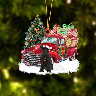 Ornament- Schnauzer Christmas Hanging Ornament Dog Ornament, Car Ornament, Christmas Ornament - Thegiftio UK