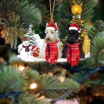 Ornament- Scottish Terrier Christmas Ornament Dog Ornament, Car Ornament, Christmas Ornament - Thegiftio UK