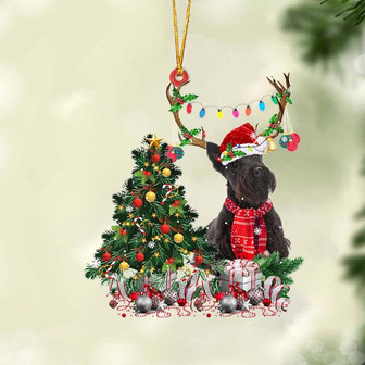 Ornament- Scottish Terrier-Christmas Tree Gift Hanging Ornament, Happy Christmas Ornament, Car Ornament - Thegiftio UK