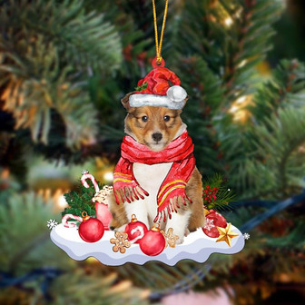 Ornament- Shetland Sheepdog 2-Better Christmas Hanging Ornament, Happy Christmas Ornament, Car Ornament - Thegiftio UK