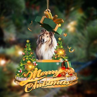 Ornament- Shetland Sheepdog-Christmas Gifts&dogs Hanging Ornament, Happy Christmas Ornament, Car Ornament - Thegiftio UK