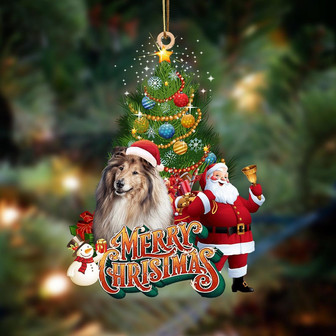 Ornament- Shetland Sheepdog-Christmas Tree&Dog Hanging Ornament, Happy Christmas Ornament, Car Ornament - Thegiftio UK